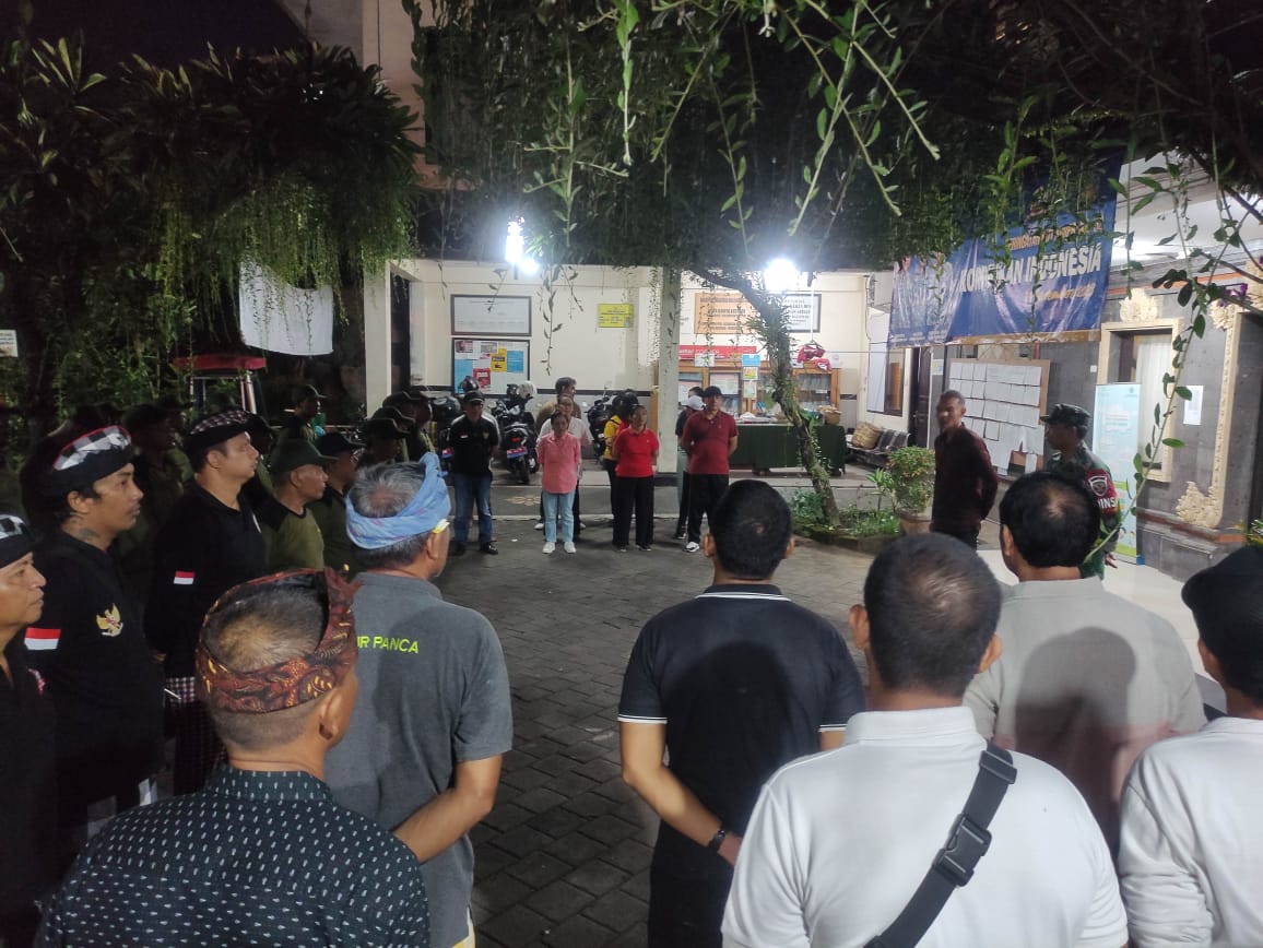 PENGAMANAN MALAM TAHUN BARU DI KELURAHAN DAUH PURI