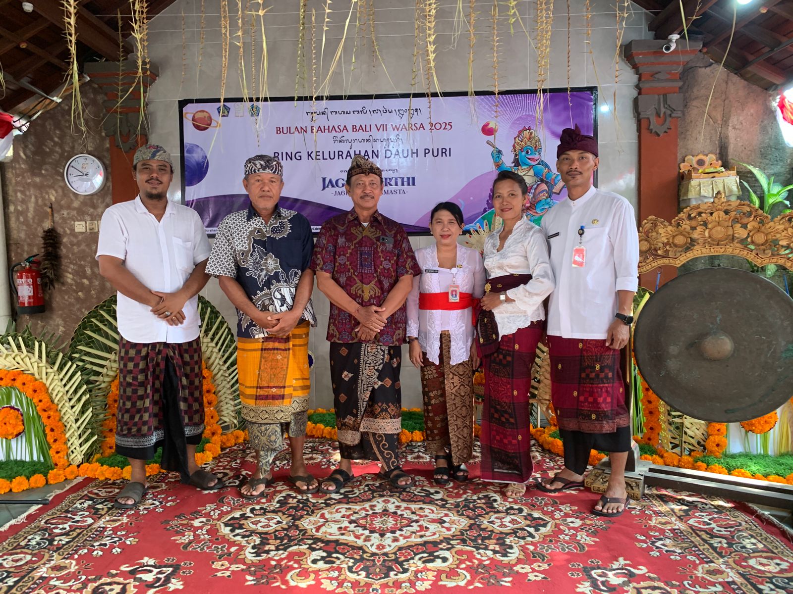 Pelaksanaan Lomba Bulan Bahasa di Kelurahan Dauh Puri